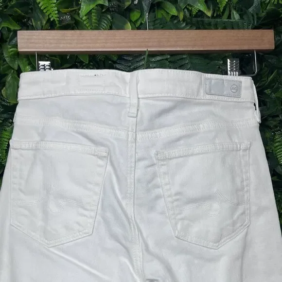 ADRIANO GOLDSCHMIED AG Jeans Women 24 White Denim The Prima Cigarette Pants 2291 - Picture 10 of 11